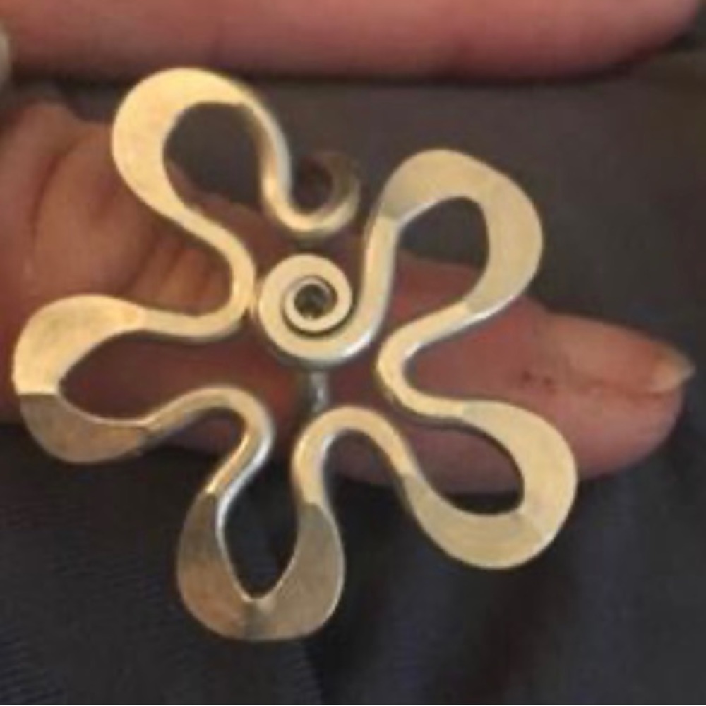 Adjustable, flower, ring